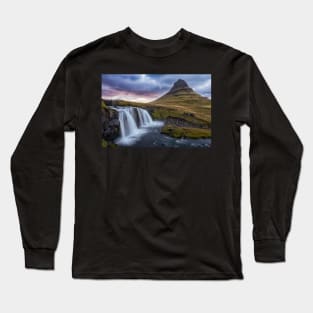 Running Away from the Setting Sun Long Sleeve T-Shirt